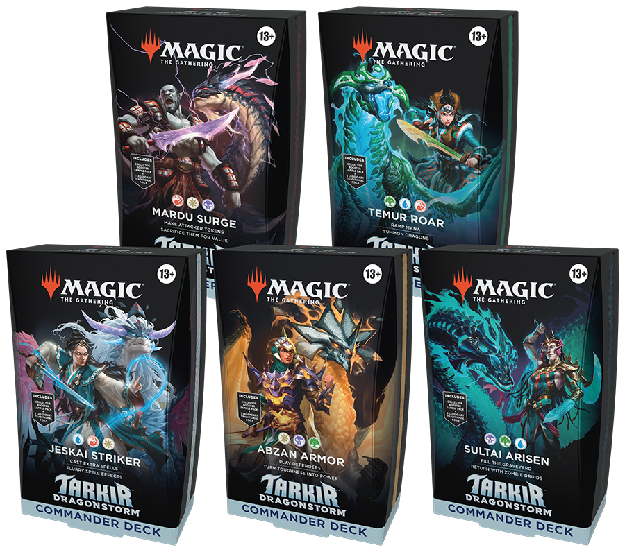 Tarkir: Dragonstorm Commander All Decks Set