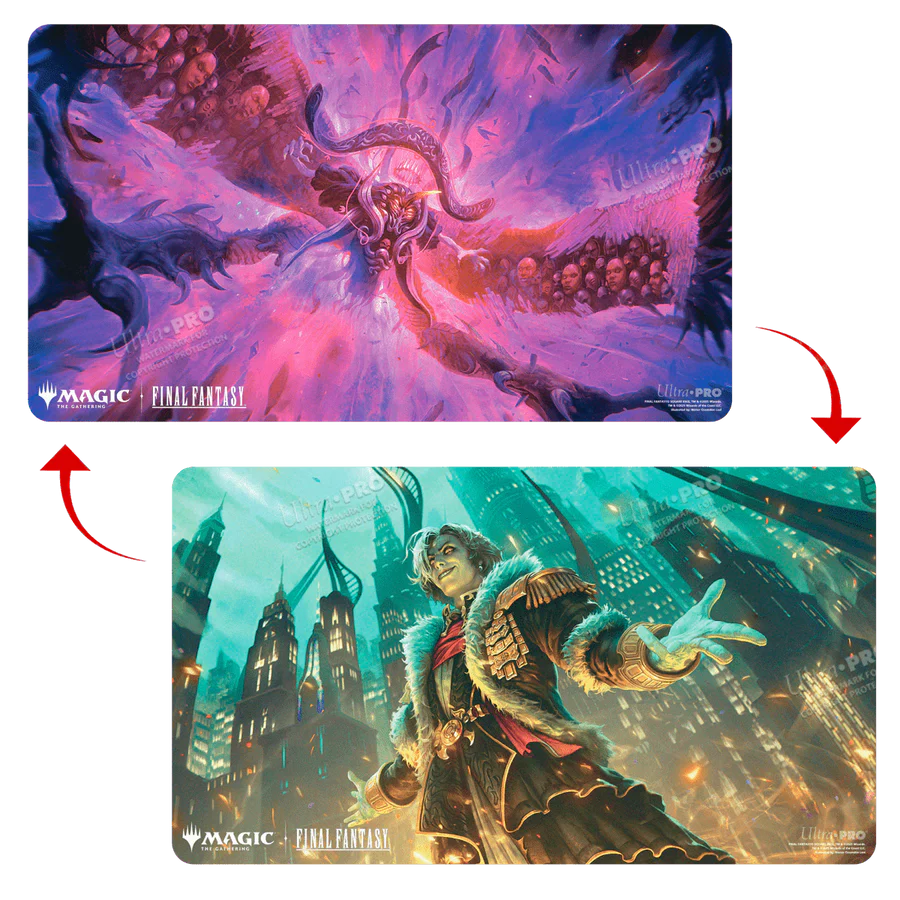 FINAL FANTASY™ Emet-Selch, Unsundered / Hades, Sorcerer of Eld Double-Sided Playmat