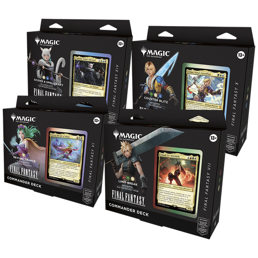 FINAL FANTASY Commander Decks: Collector's Edition ALL Deck set